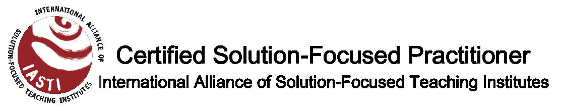 Certifies Solution-Focussed Practitioner
